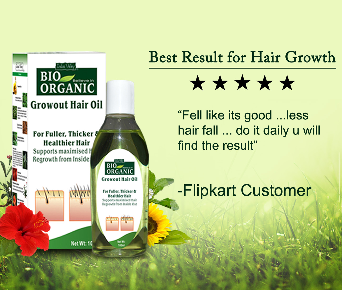 Buy Indus Valley Hair Growth Hair Oil 100 mL Online ₹185 from ShopClues