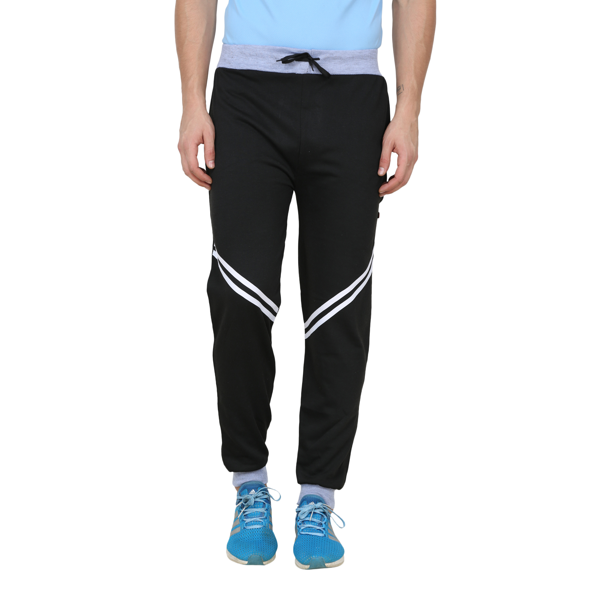 Buy Solid Men's Black Jogger Online - Get 36% Off