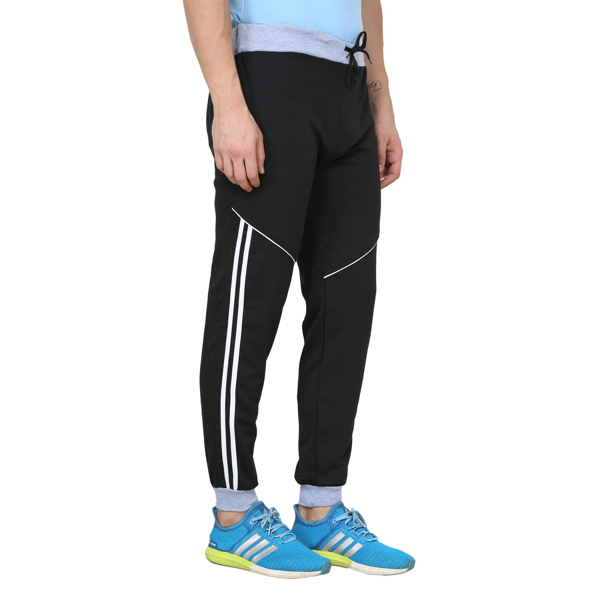 Buy Swaggy Solid Men's Black Track Pants Online ₹349 from ShopClues