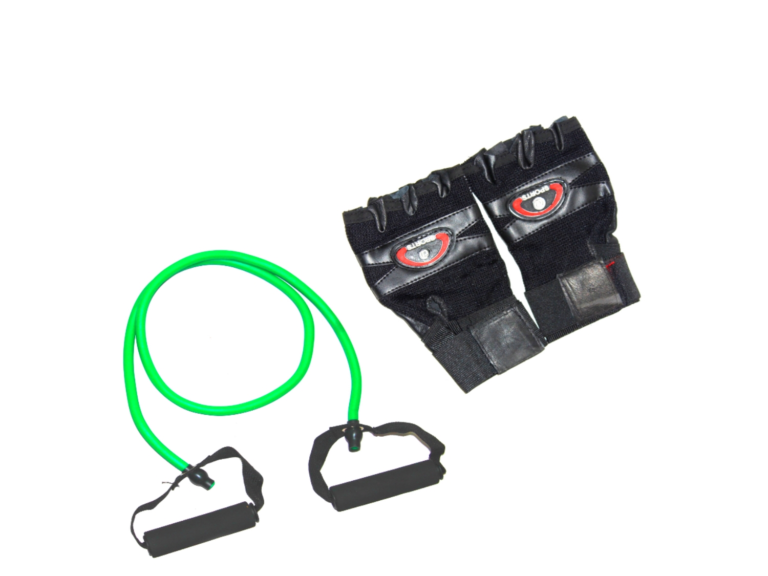 Buy Resistance Tubes with Gym Gloves (Green) - Gym Warmup Combo ...