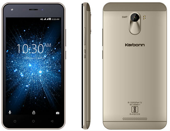 Buy Karbonn Aura Power 4G Plus Smartphones (1+16GB) (Grey) Online ...