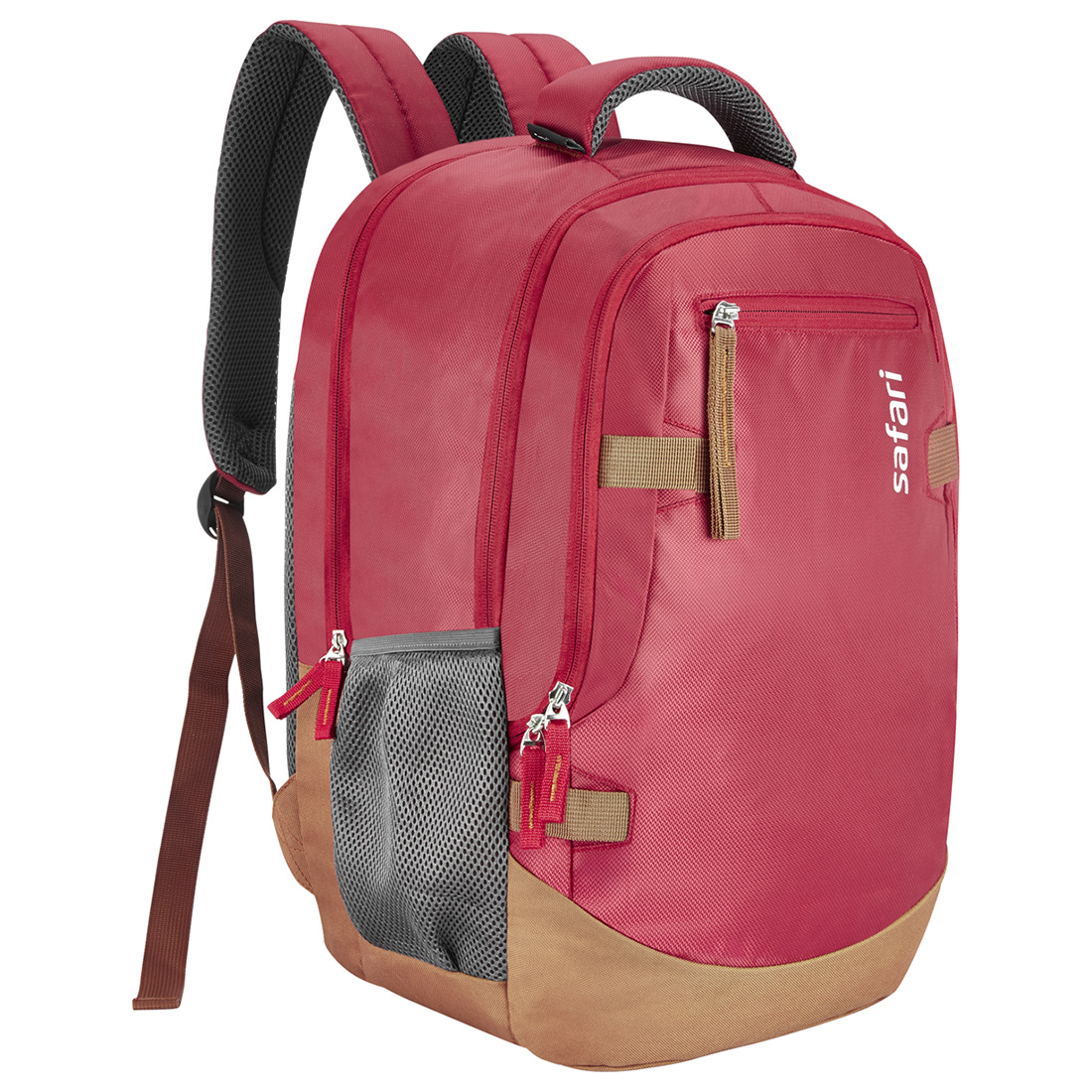 Buy Safari Brisk Red Laptop Backpack Online @ ₹2556 from ShopClues