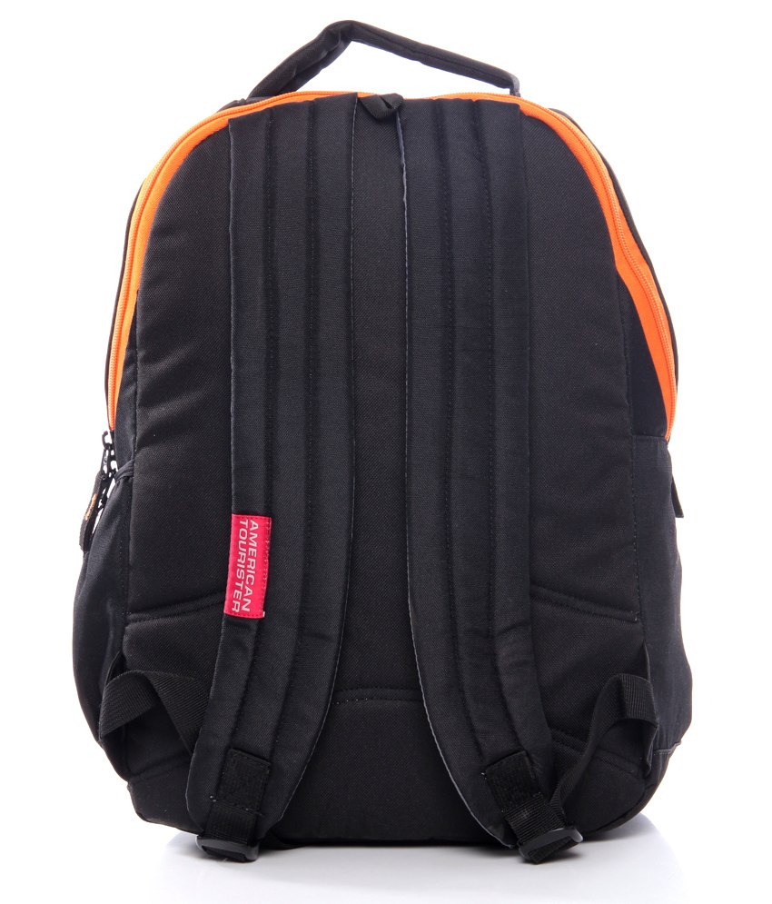 American Tourister Grey & Black Backpacks