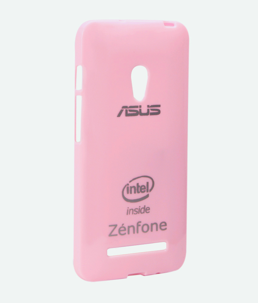 KolorEdge Silicone Back Cover for Asus Zenfone 5 A501CG Baby Pink 5