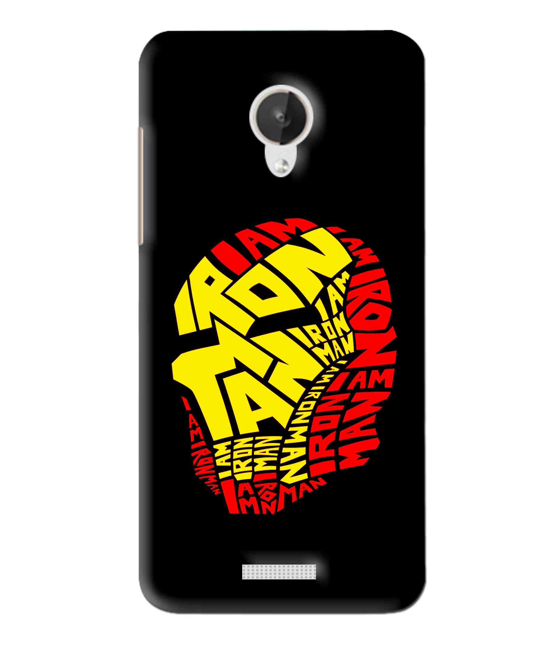 Buy Snooky Printed I am Man Mobile Back Cover For Micromax Canvas Spark