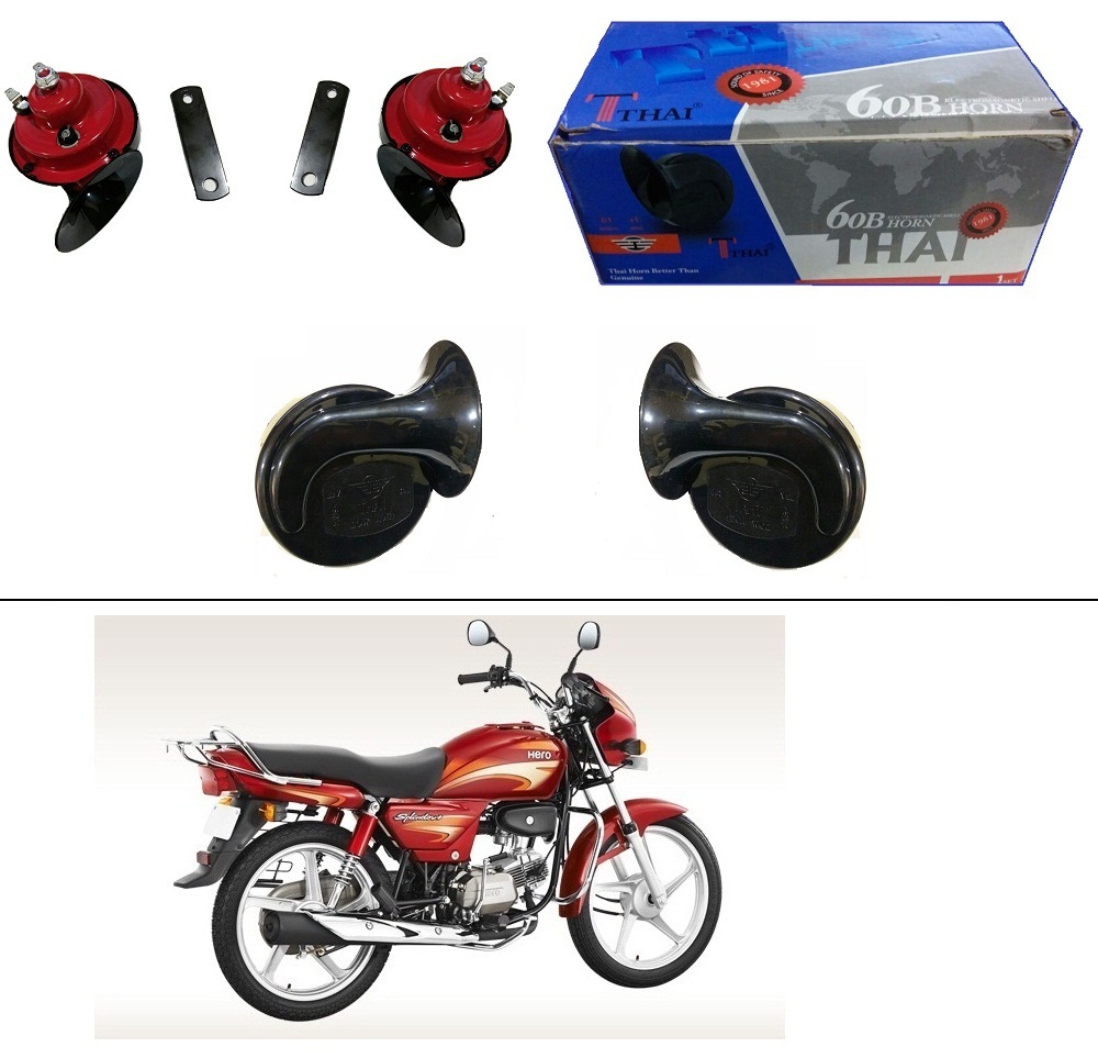 Buy AutoStark Thai Bike Horn Set of 2 60B Electric Shell Horn For Hero