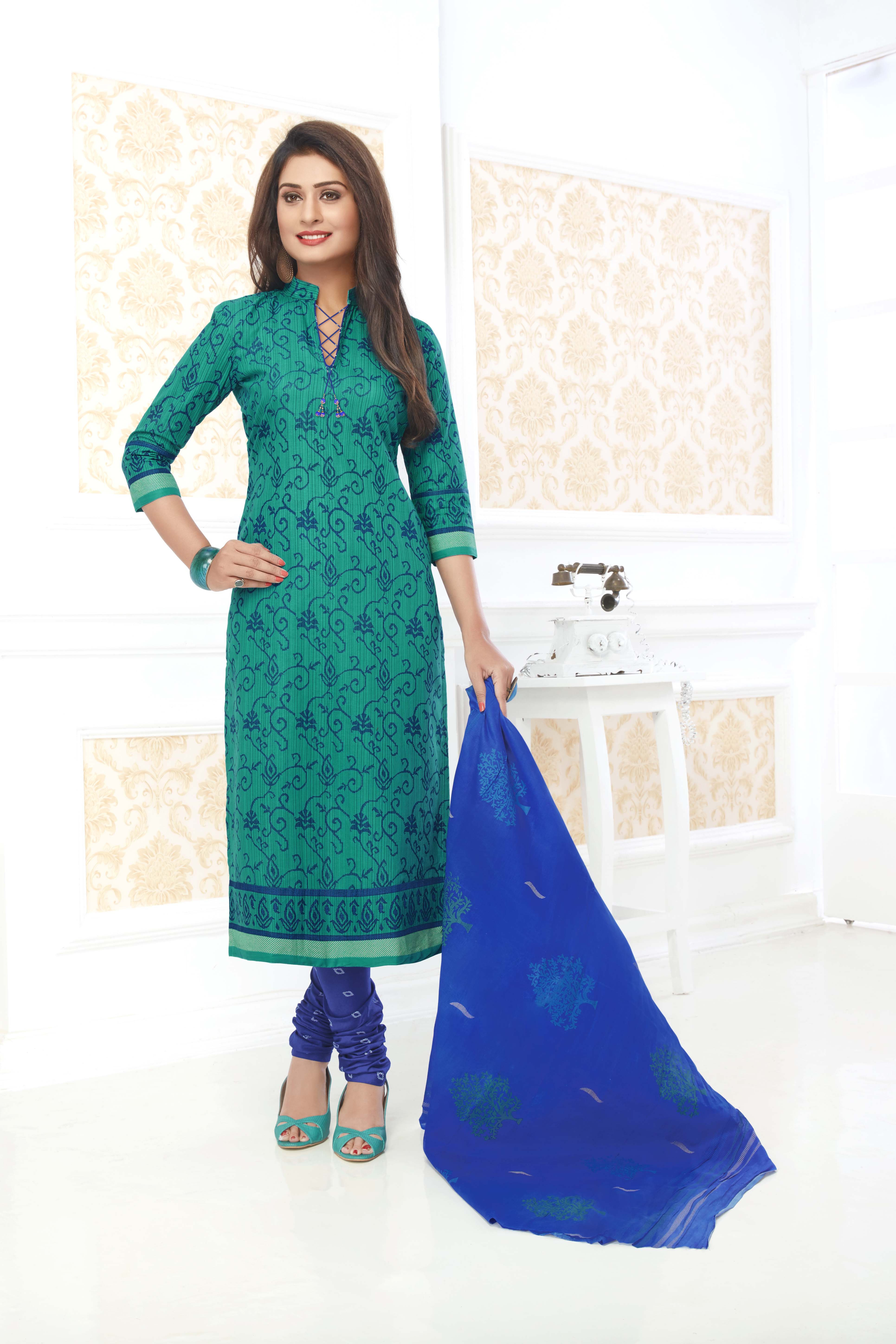 ganpati cotton suit stitched wholesale