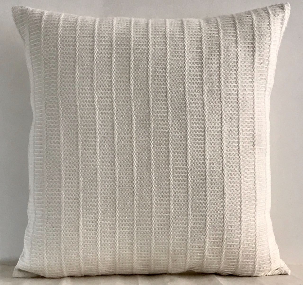 Buy Marigold Cushion Cover In Off White Colour With Dobby Design Online ...