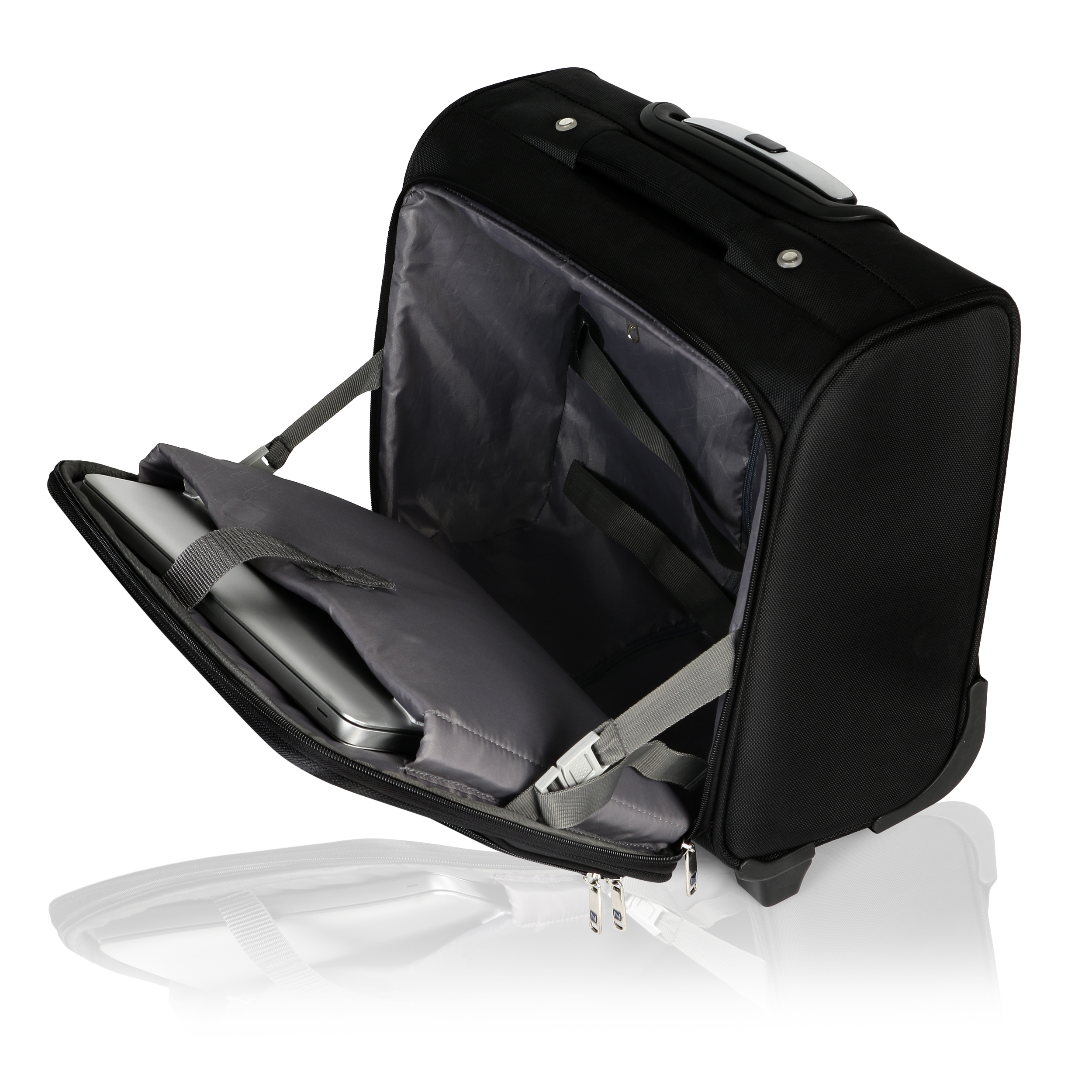 Buy Novex Black Polyester 2 Wheels Small (Below 60 Cms) Trolley Bag