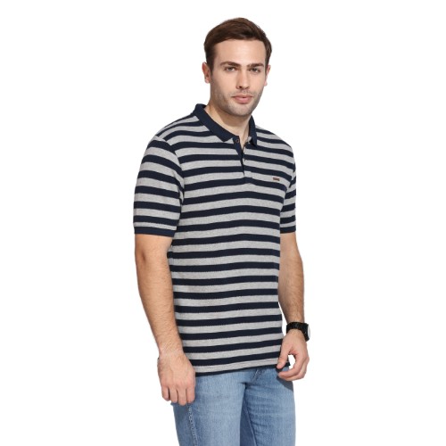 Buy Wrangler Men's Regular Fit Grey Polo Tshirt Online @ ₹1695 from ...