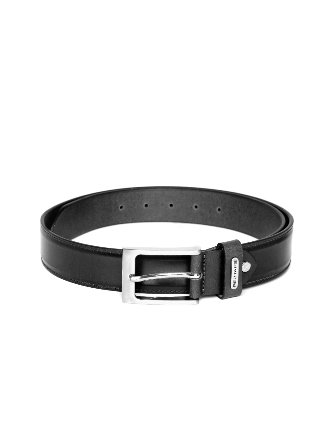 Buy Red Tape Black Pure Leather Belt for Men's Online @ ₹747 from ShopClues