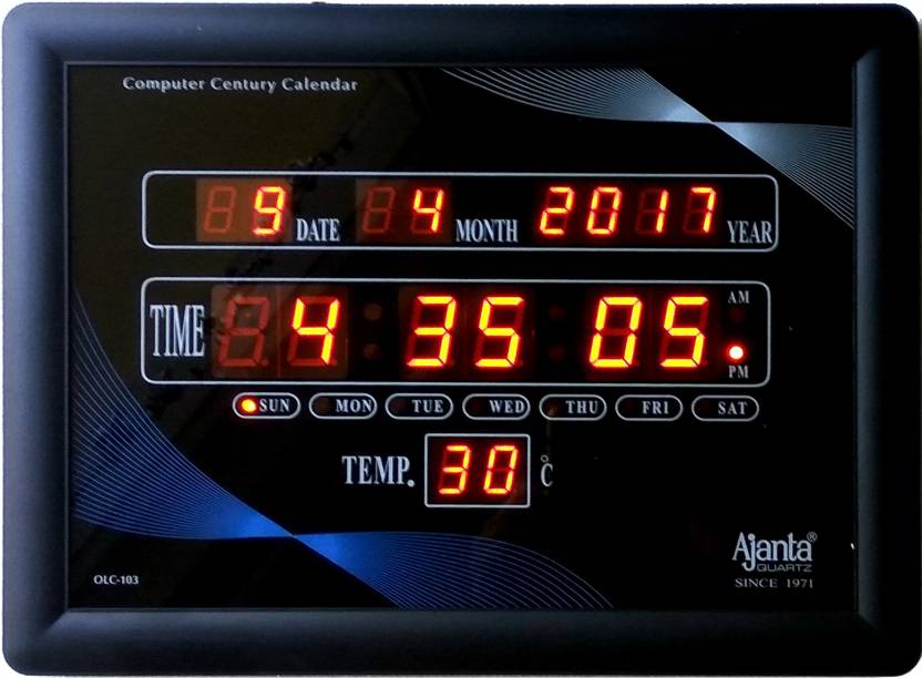 Buy Ajanta OLC 103 Digital Wall Clock Online ₹1821 from ShopClues