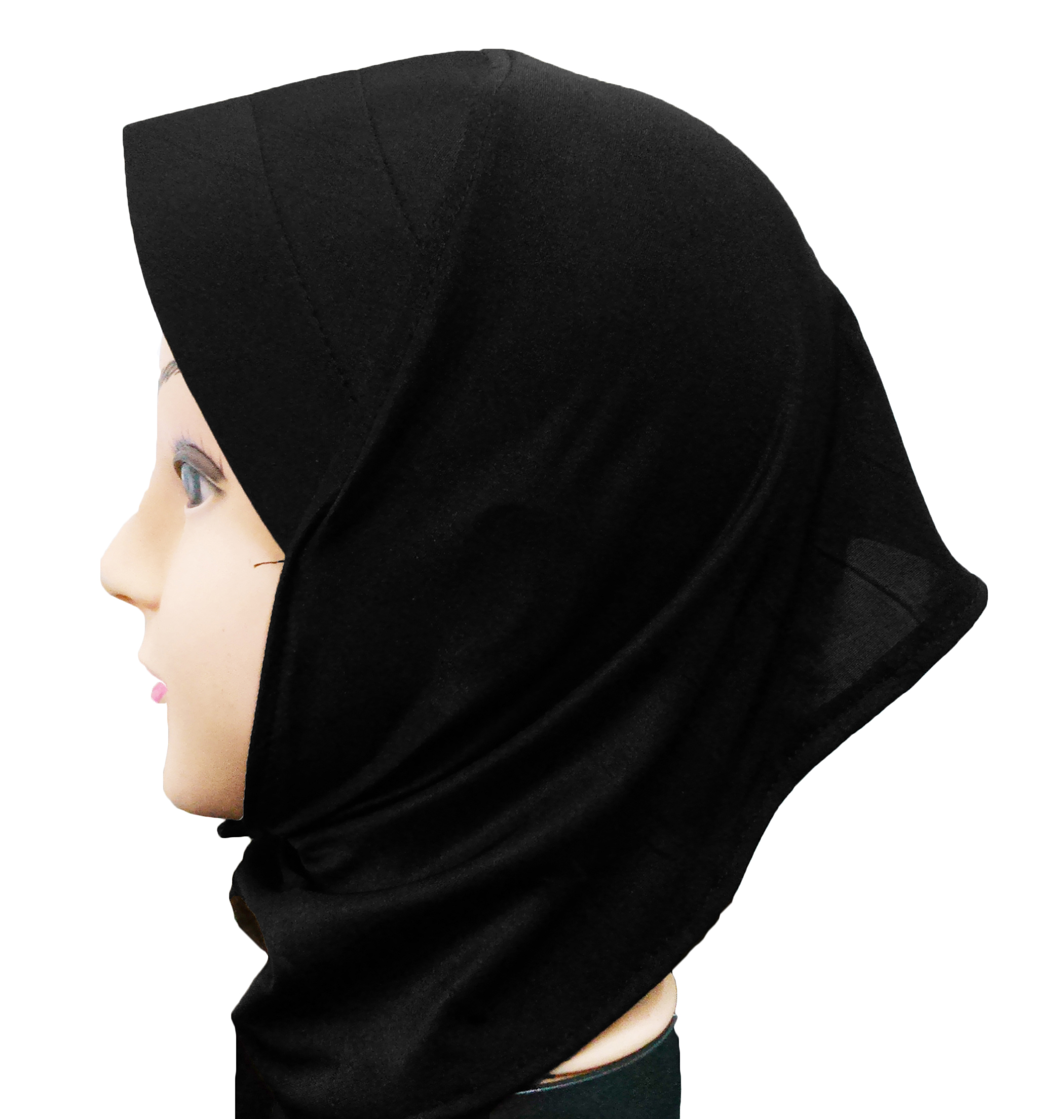 Buy Hijab Ninja Canvas Black Under Scarf Ladies Abaya Head Hair Cover Women Tube Cap Burqa Stole
