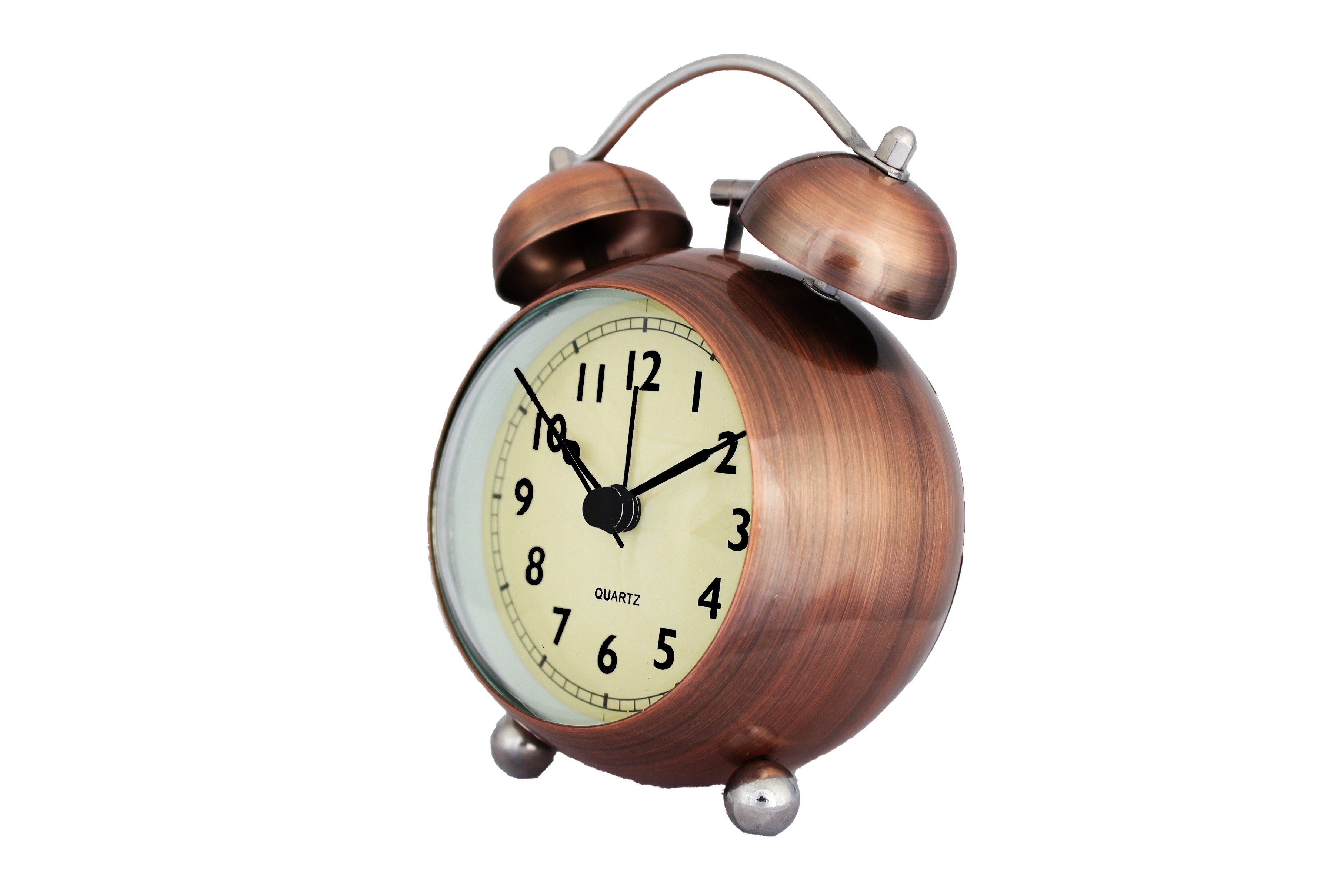 Buy Classic Vintage look copper Table Alarm Clock Beep With Night Led