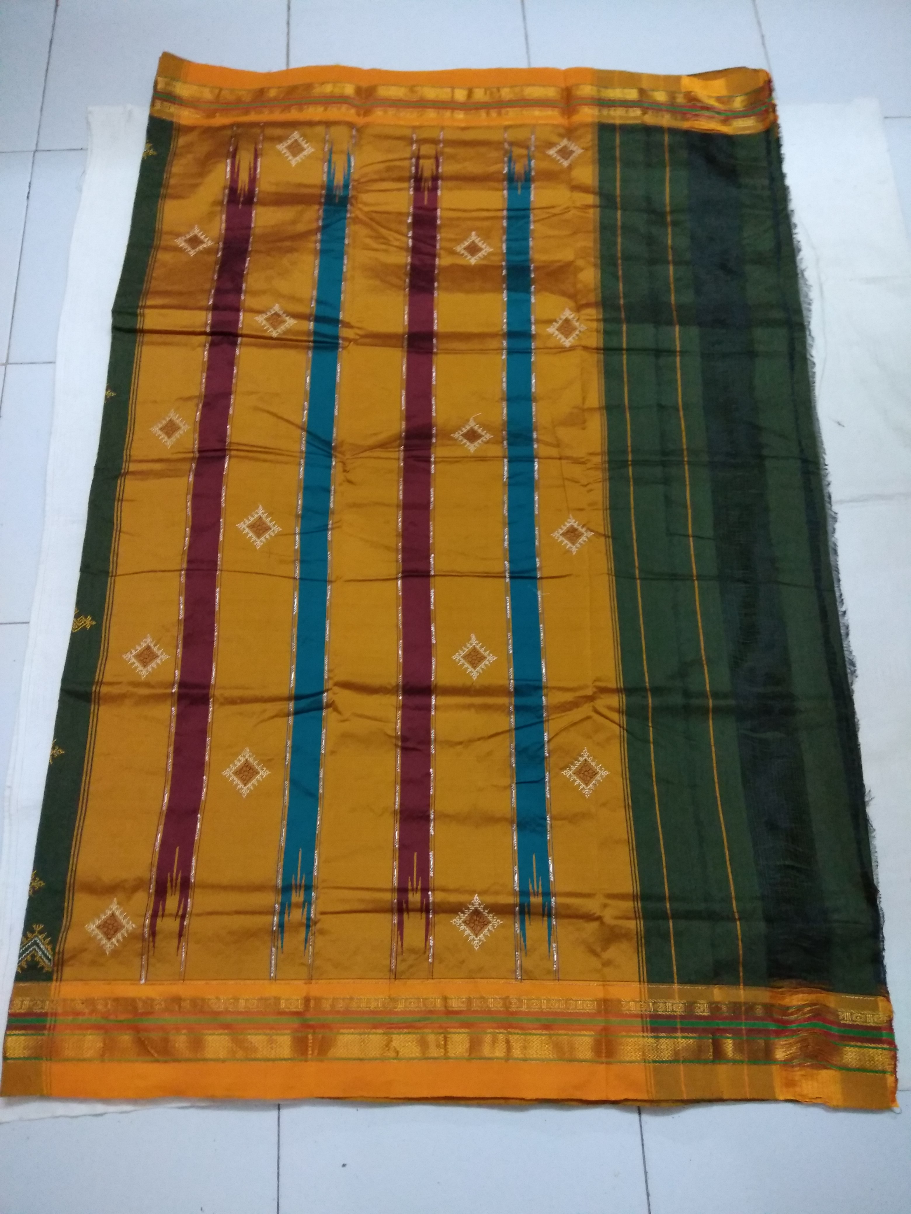 Buy Ilkal Saree - Design Kasuti Work Online @ ₹1800 from ShopClues