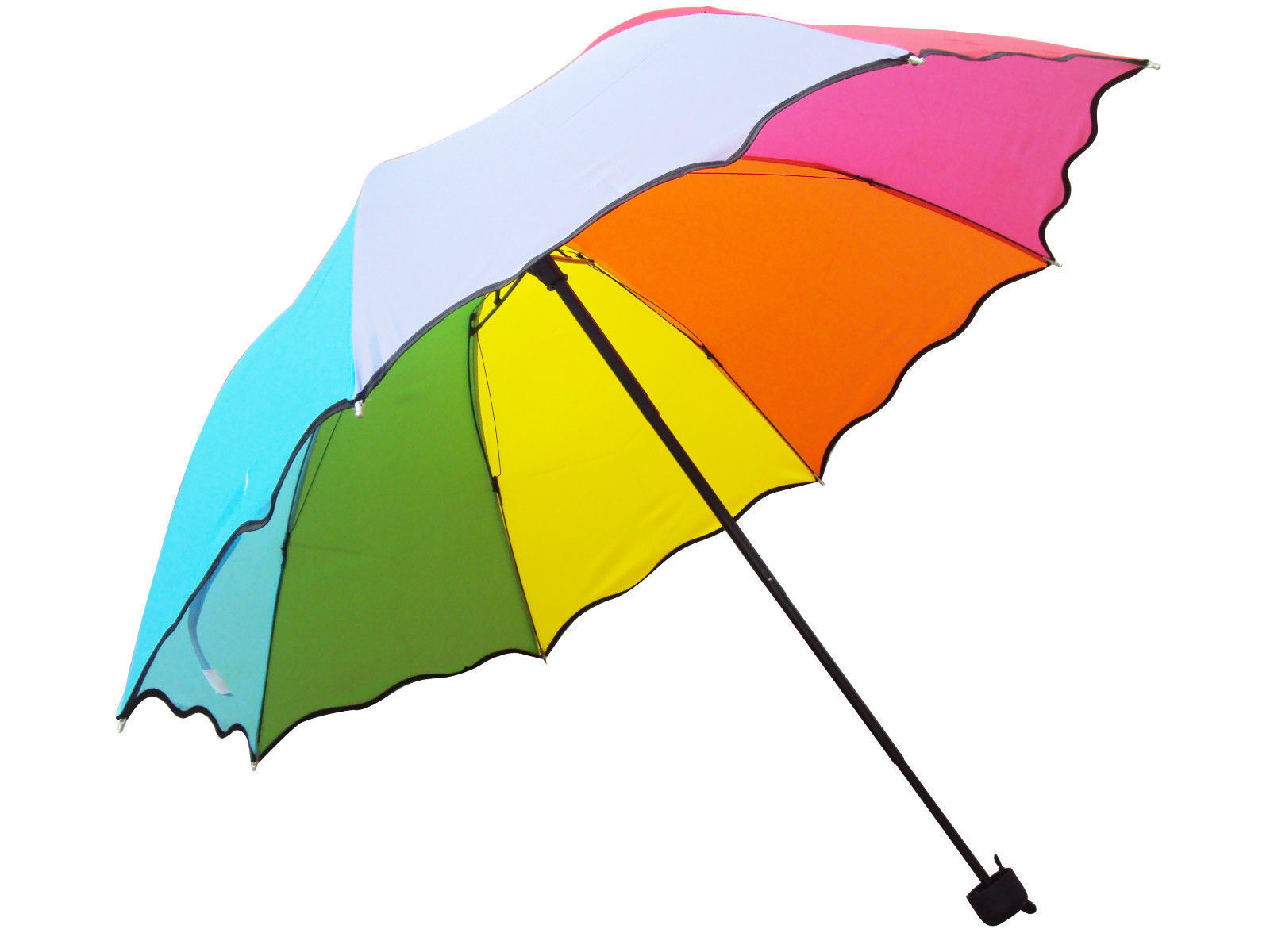 Buy 3 FOLD MULTY COLOR RAINBOW UMBRELLA FOR RAINY SEASON- Unisex Online ...