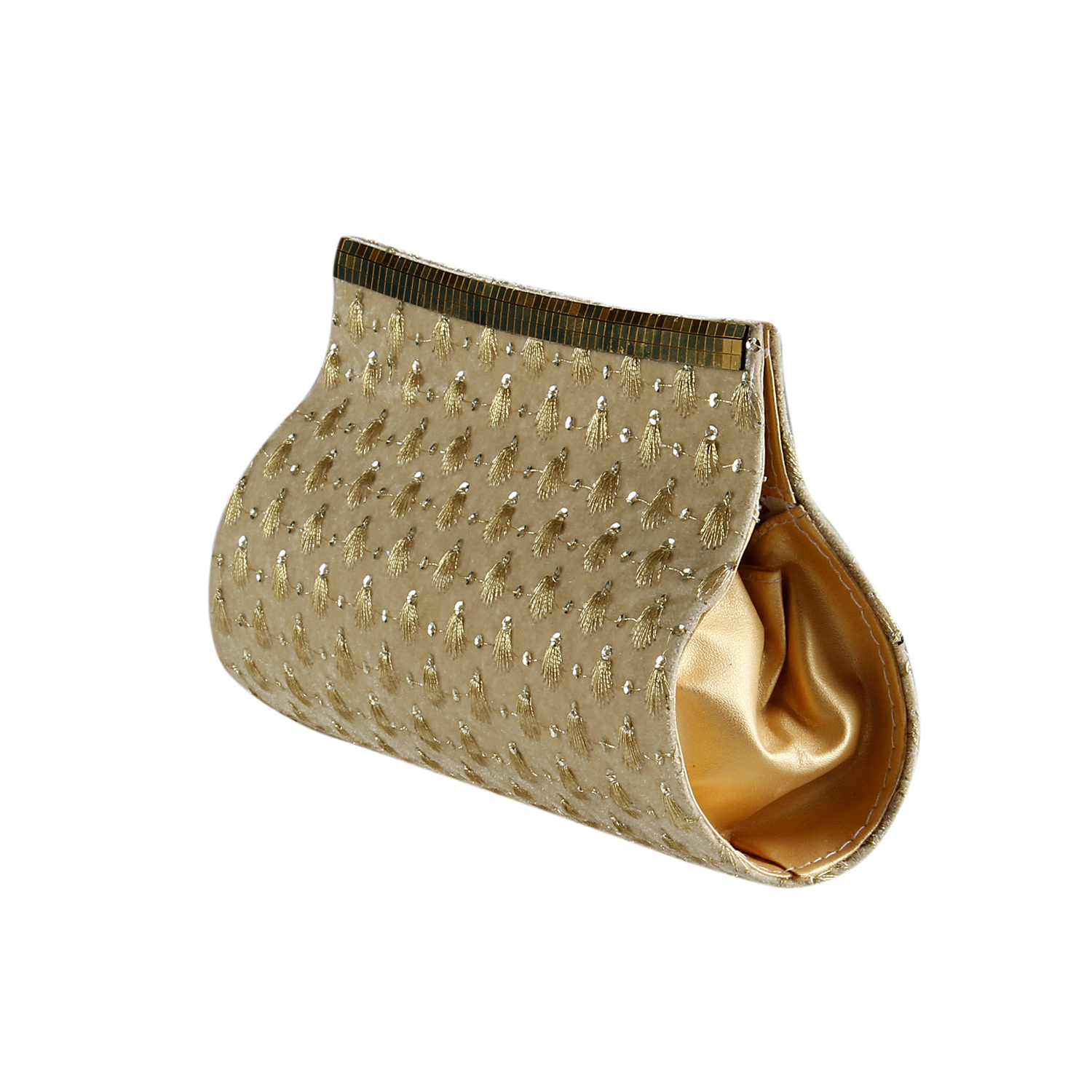 Buy Cream Cotton Clutch for Women Online @ ₹299 from ShopClues