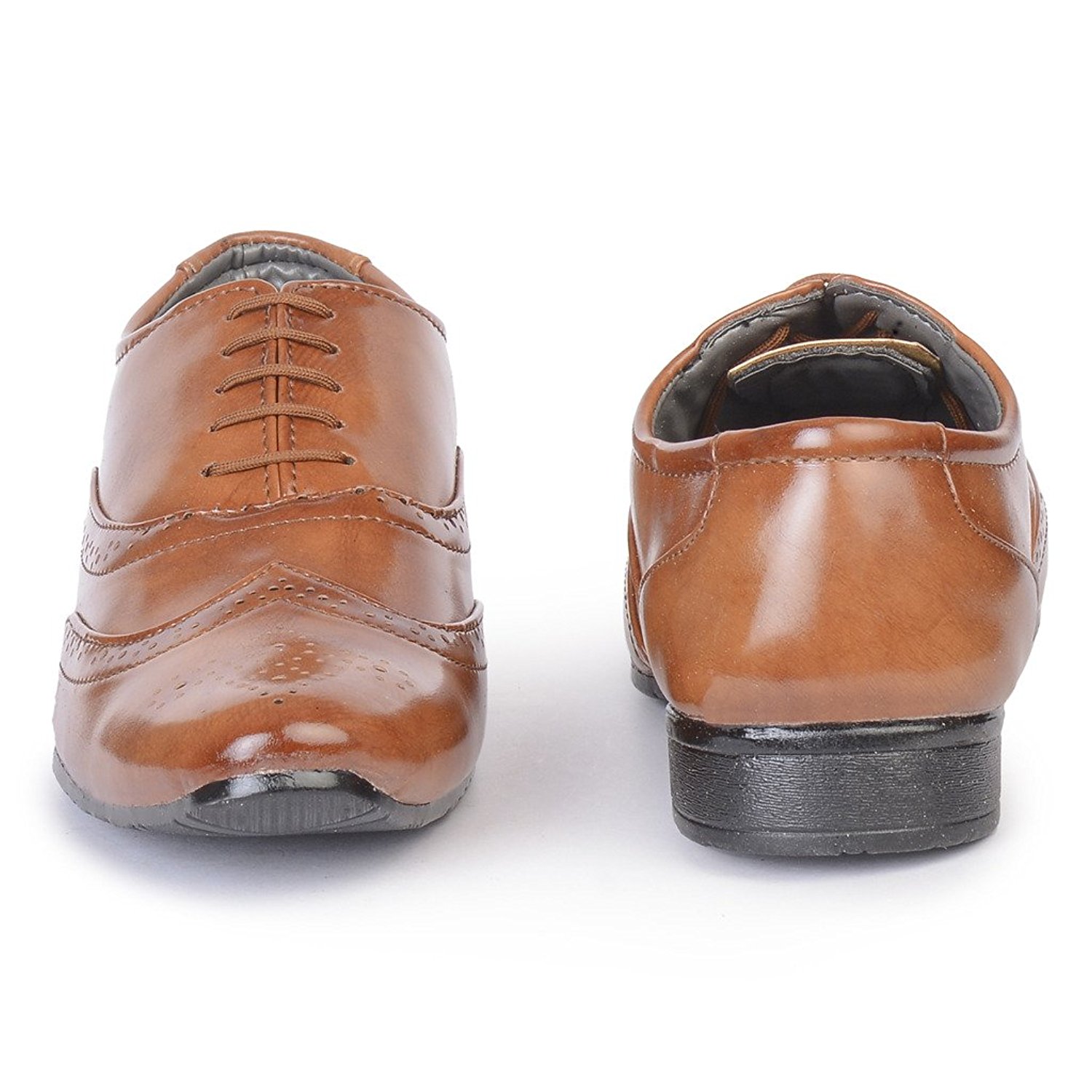 Buy 00RA Men's Tan Colour Brogue Office Wear Formal Shoes For Men Beige — free download