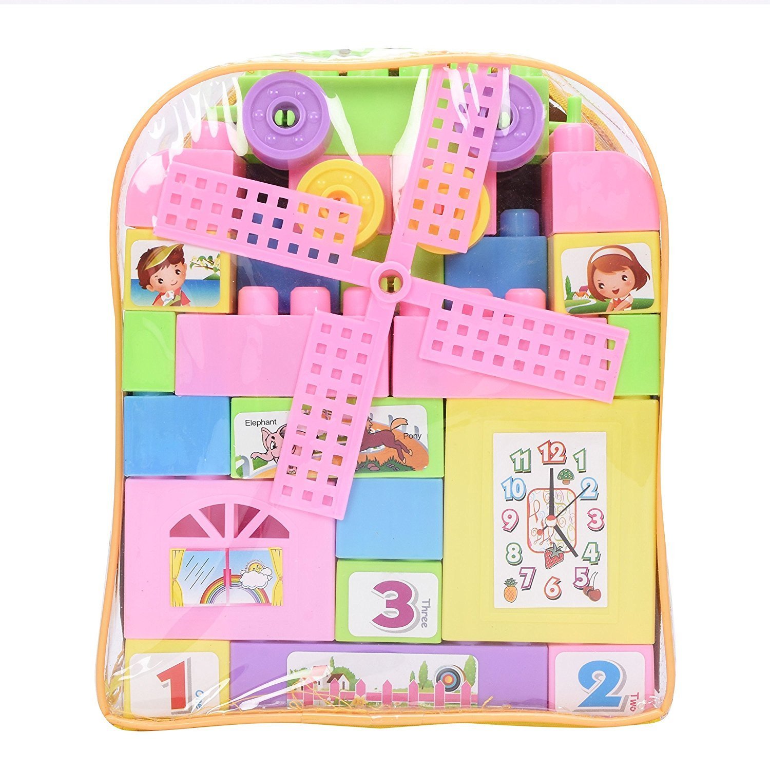 Buy SUPER TOYS Learning Blocks For Kids,Happy Blocks, Bag Packing, Best ...