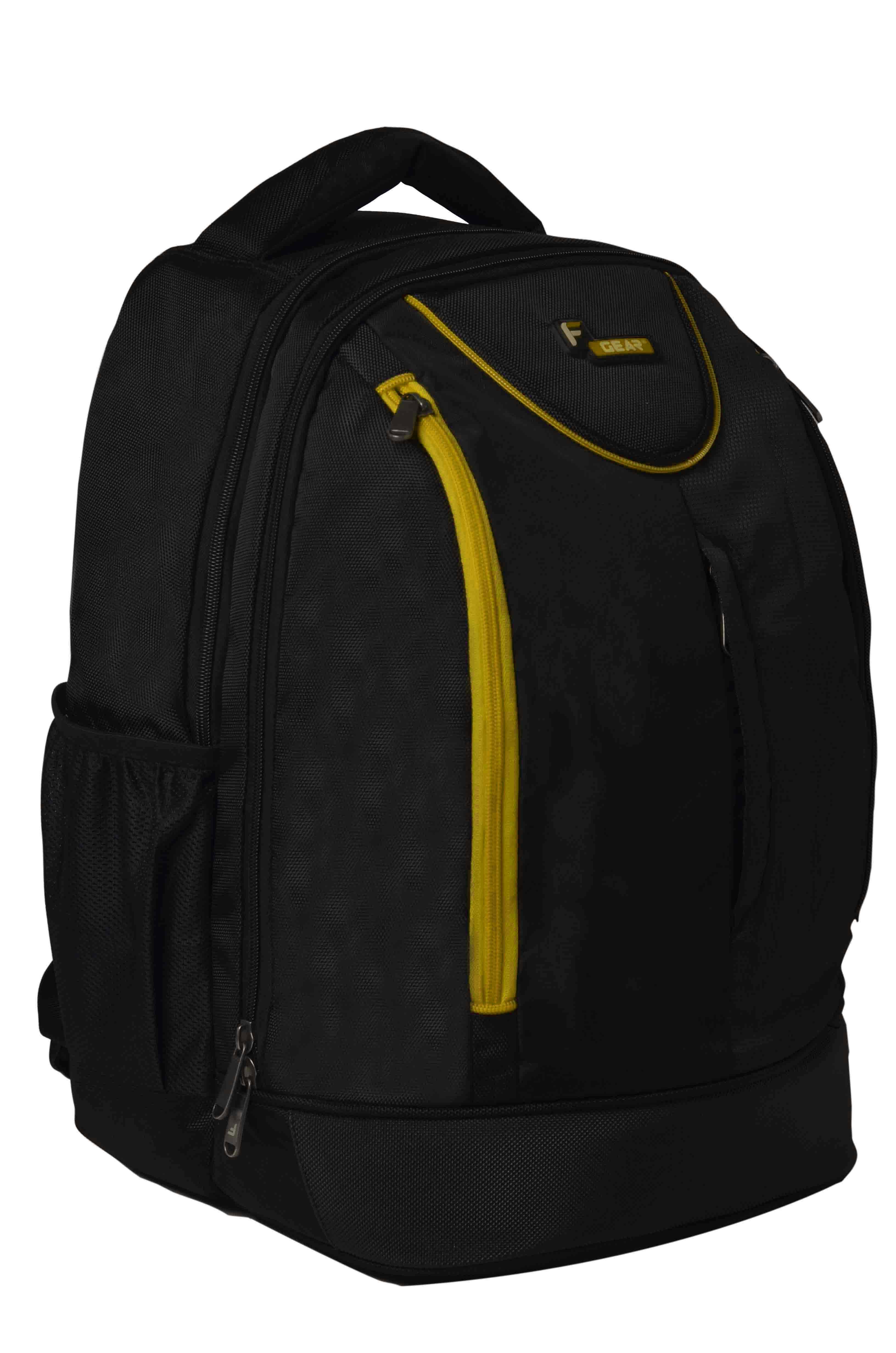 Buy F Gear Booster V2 43 Liters Laptop Backpack Sch Bag(Black,Yellow ...