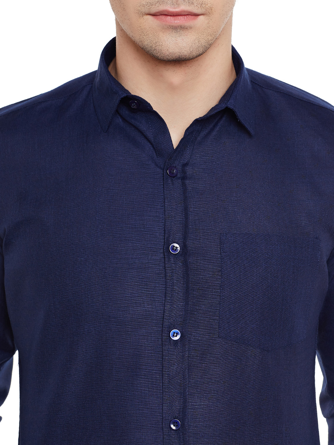 Buy Doora Mens Navy Blue Formal Shirts Online @ ₹399 from ShopClues