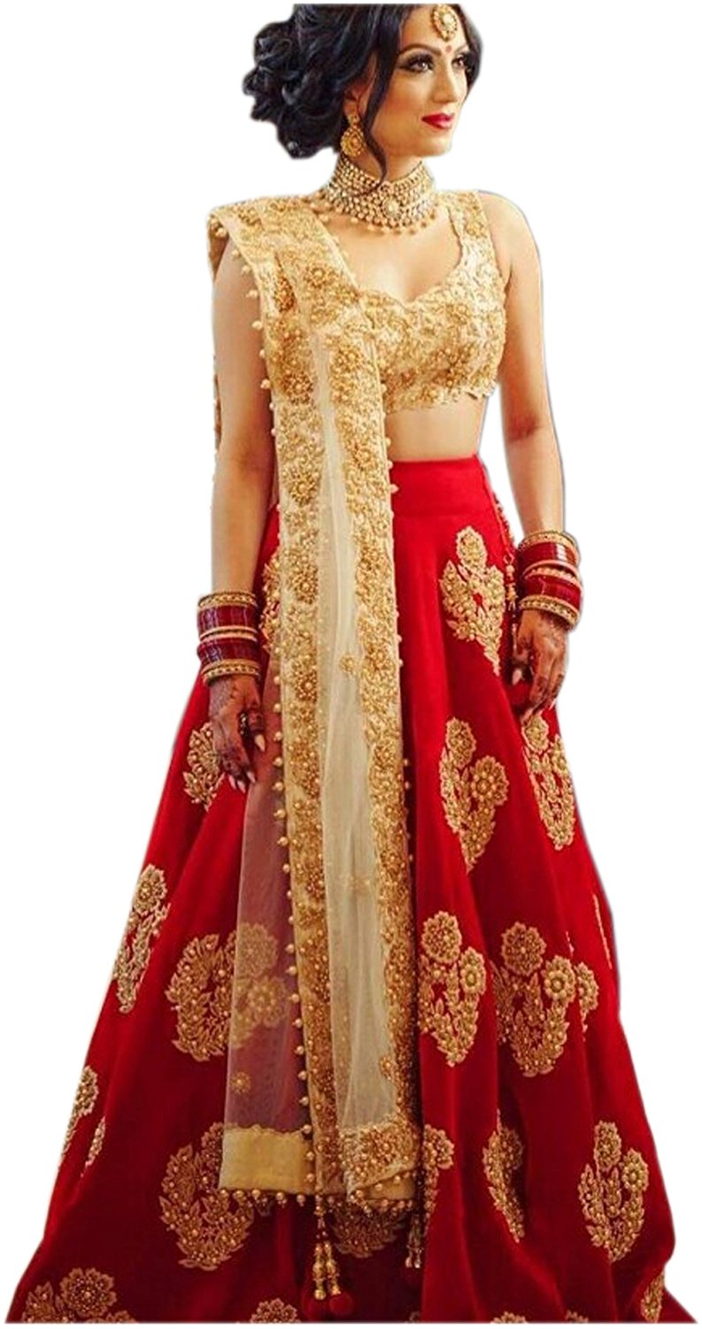 Buy New Latest Bollywood Designer Red Embroidered Lehenga Choli Online ...