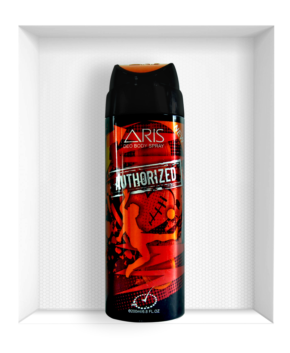 Buy ARIS AUTHORIZED DEODORANT BODY SPRAY FOR MEN 200 ML.(SET OF 2 DEODORANTS) Online ₹498 from