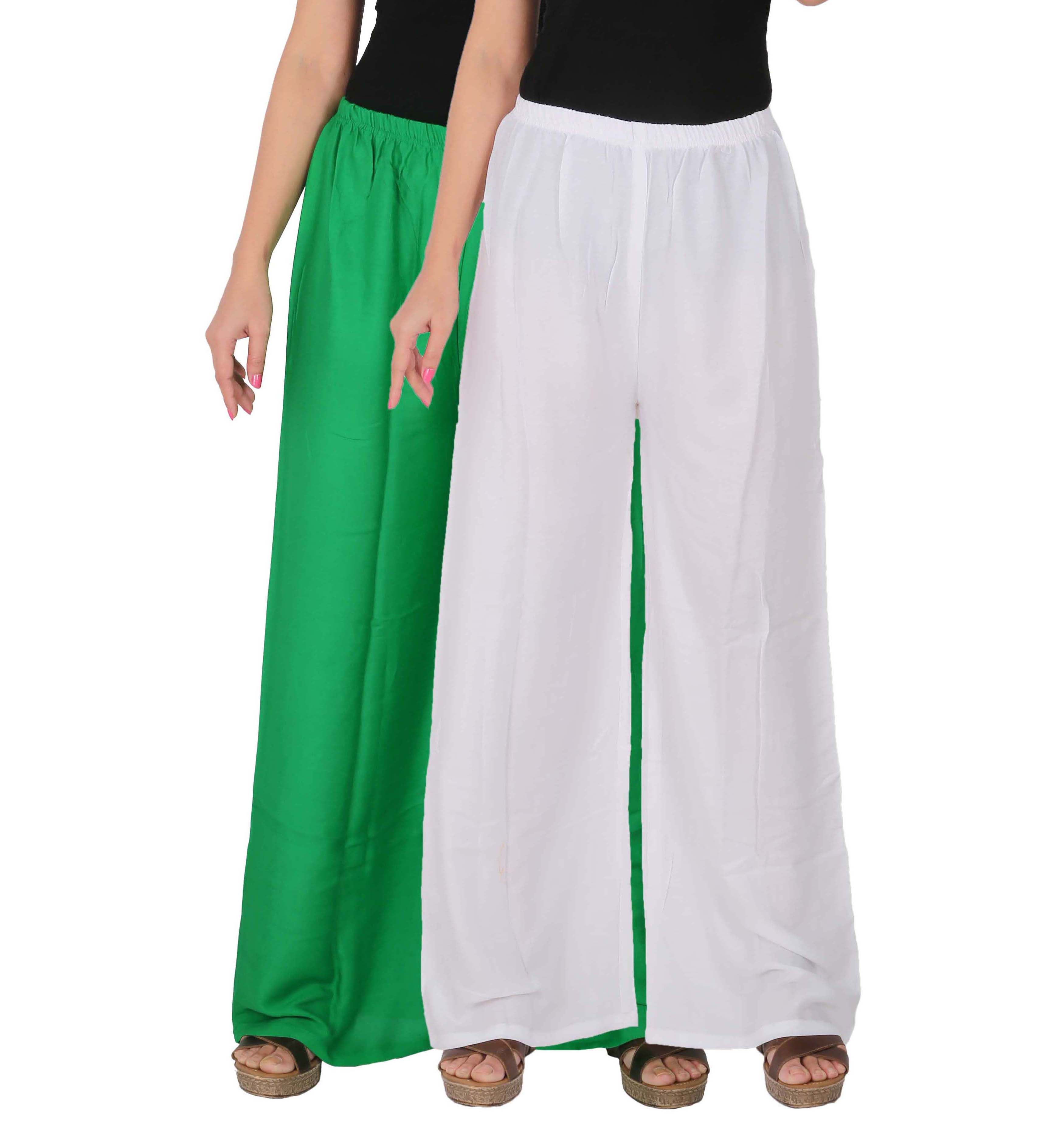 Buy Culture the Dignity Women's Rayon Solid Palazzo Pants Palazzo ...