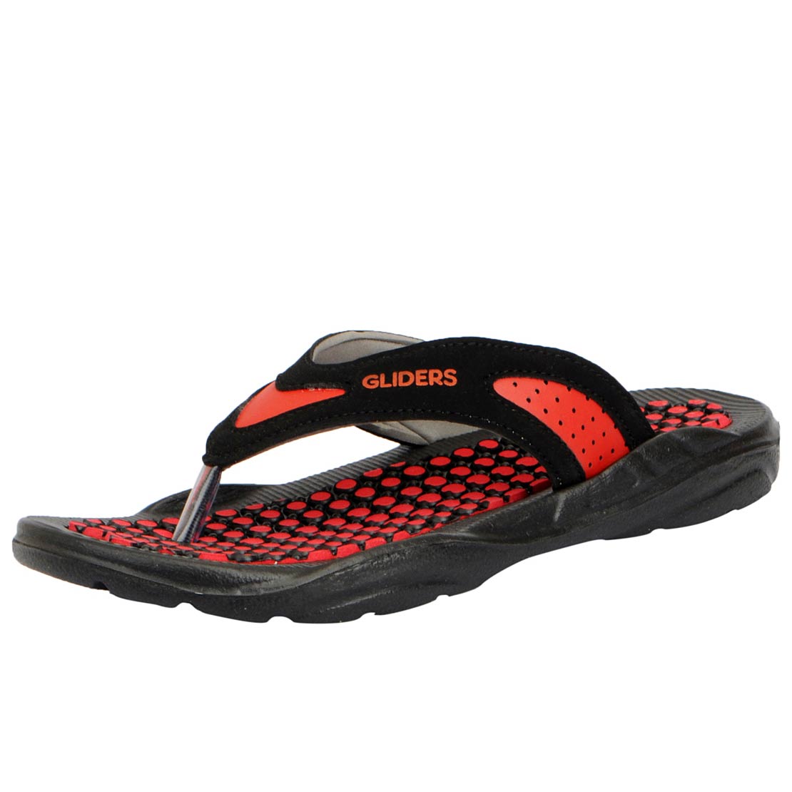 Buy Liberty Gliders Men's Econew Black Slippers Flip Flop Online ₹499