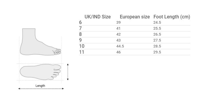 adidas slipper size chart