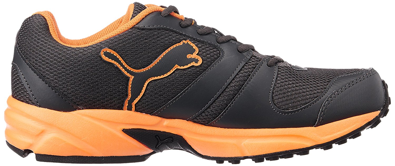 Buy PUMA Men's (Grey, Orange) Running Shoes Online @ ₹2699 from ShopClues