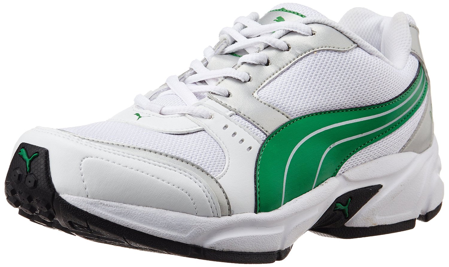 Buy PUMA Men's (White, Green) Running Shoes Online @ ₹3999 from ShopClues