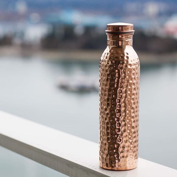Lovato Hammer Water Bottle Stainless Steel   Pack of 1, Gold  750 ml