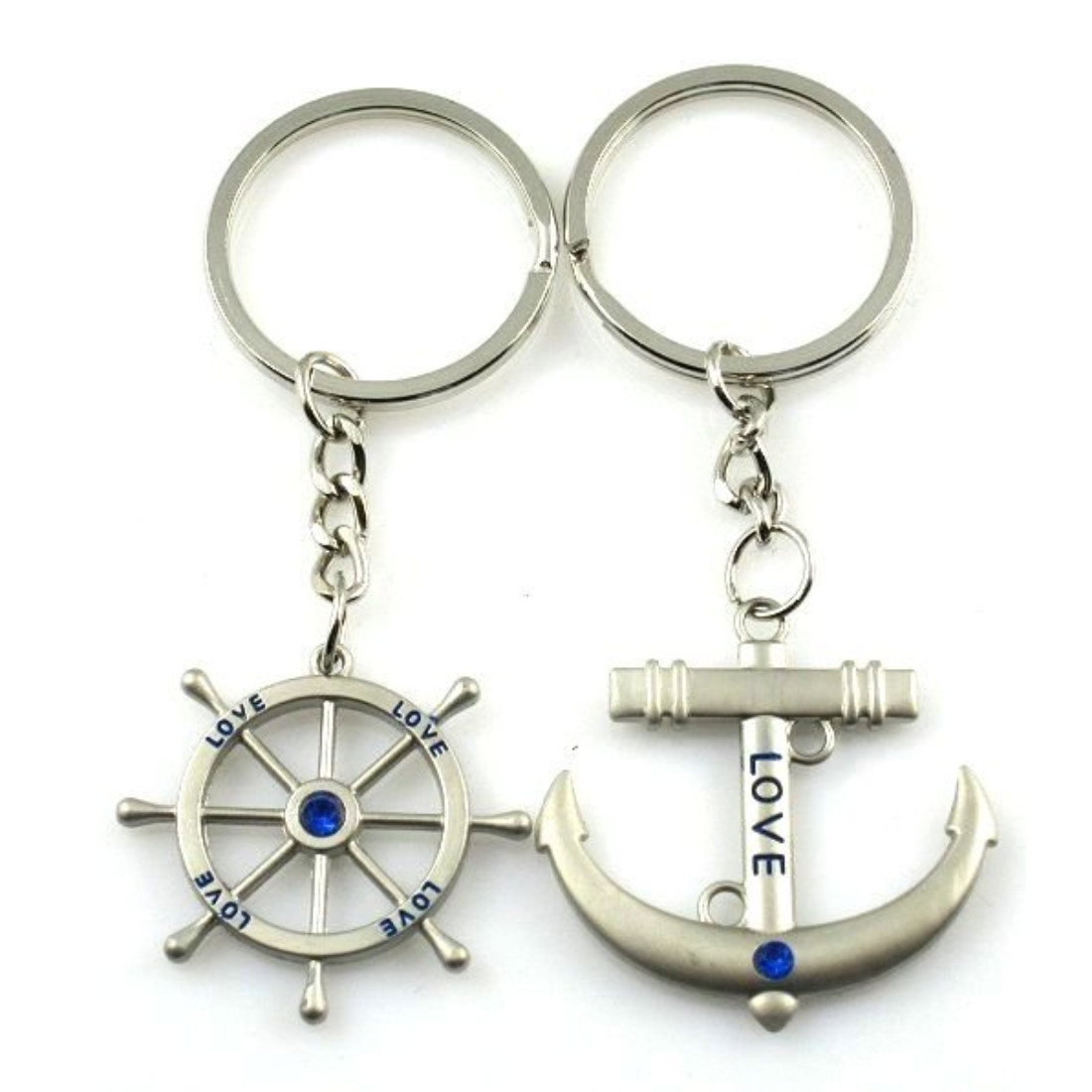 Buy Anishop Nautical steering wheel Key Chain Silver MultiPurpose ...