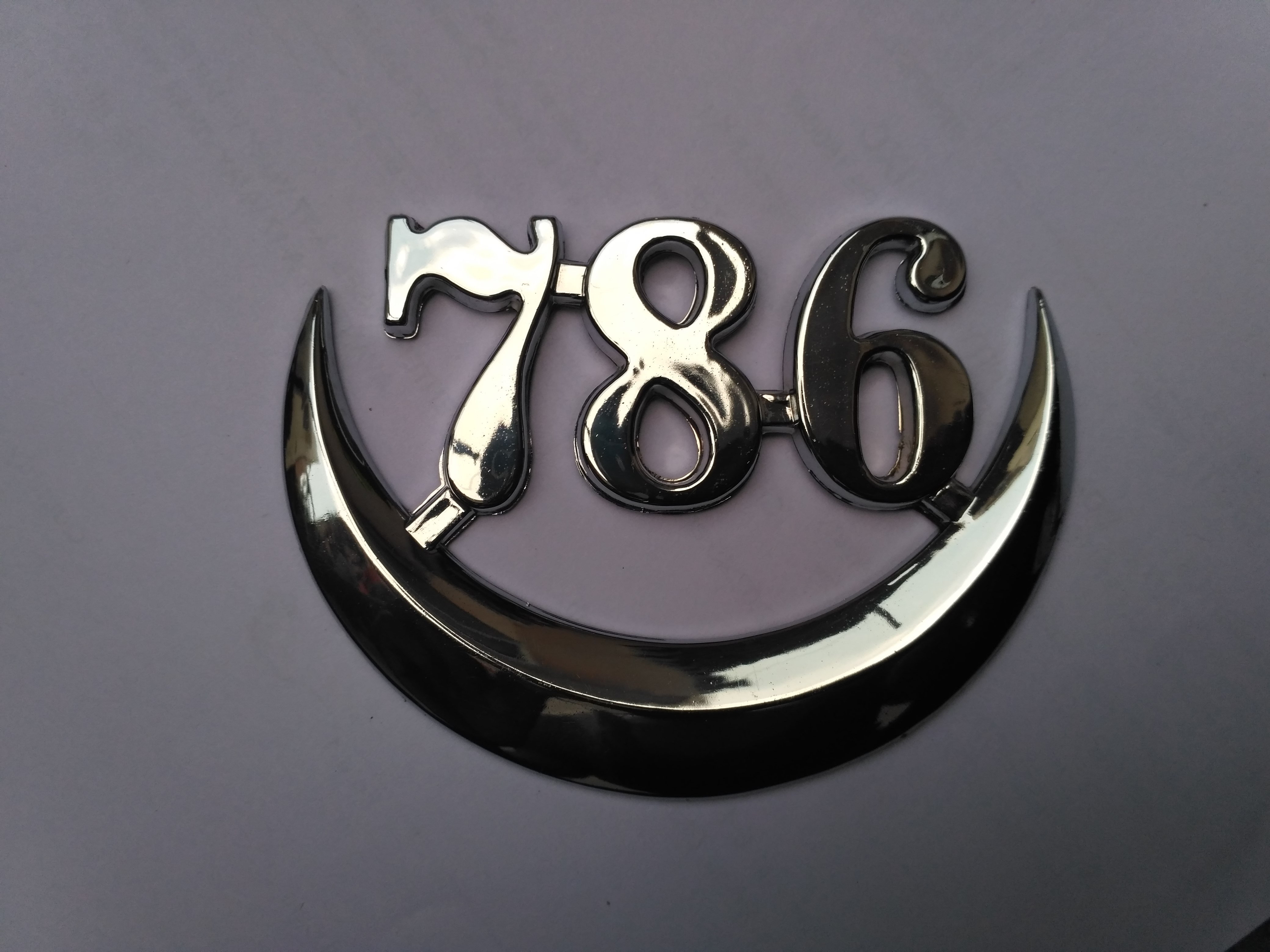 Buy Chrome Motorcycle 786 Logo Decal Stickers All Bike And Cars Online