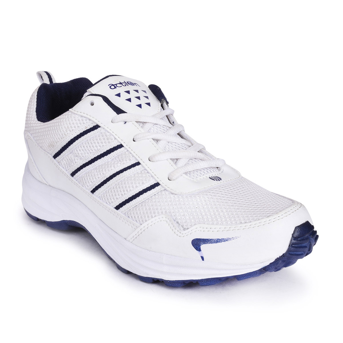 Buy Action Shoes White-Navy Lace up Sports Shoes Online @ ₹499 from ...