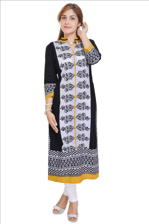 Buy Long Side Cut Kurti Online @ ₹899 from ShopClues