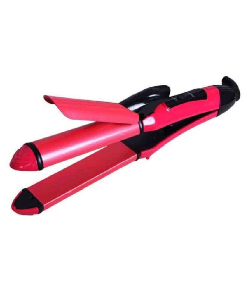 Mandotos 2-In-1 Hair Curler and Straightener Comb