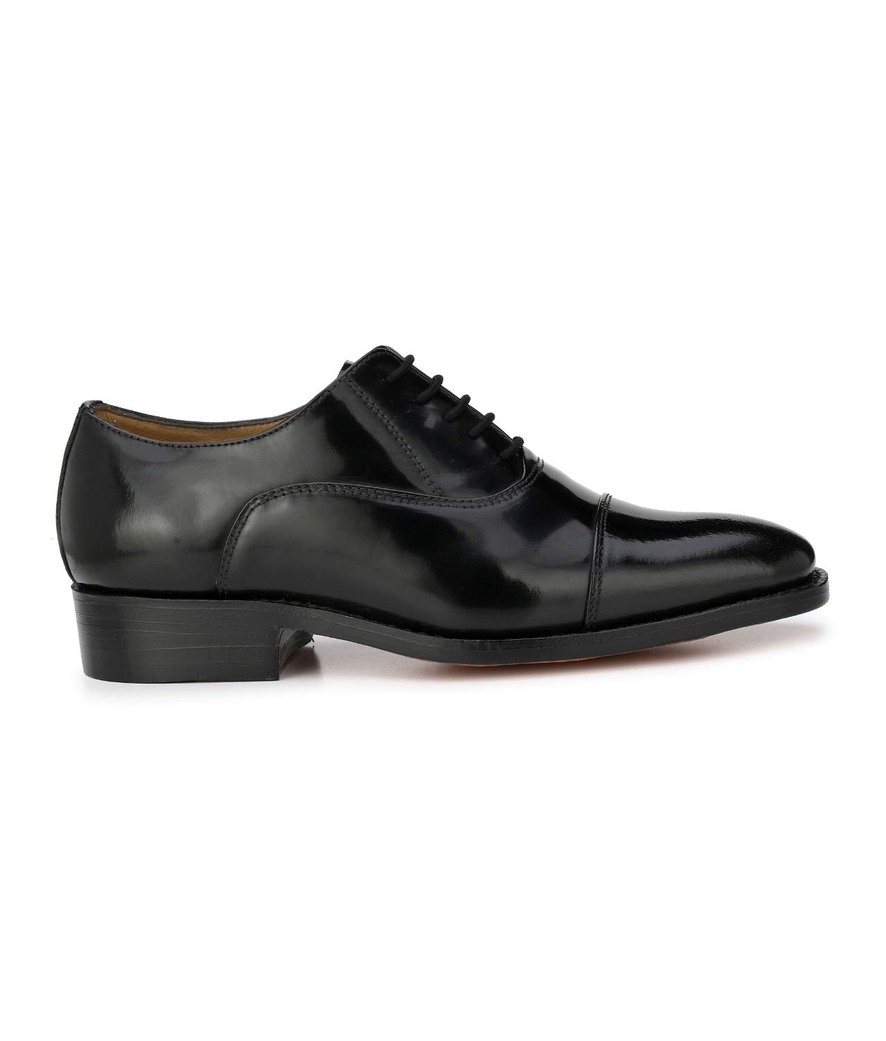 Buy Boggy Confort Black Oxford Leather Shoes Online @ ₹2999 from ShopClues