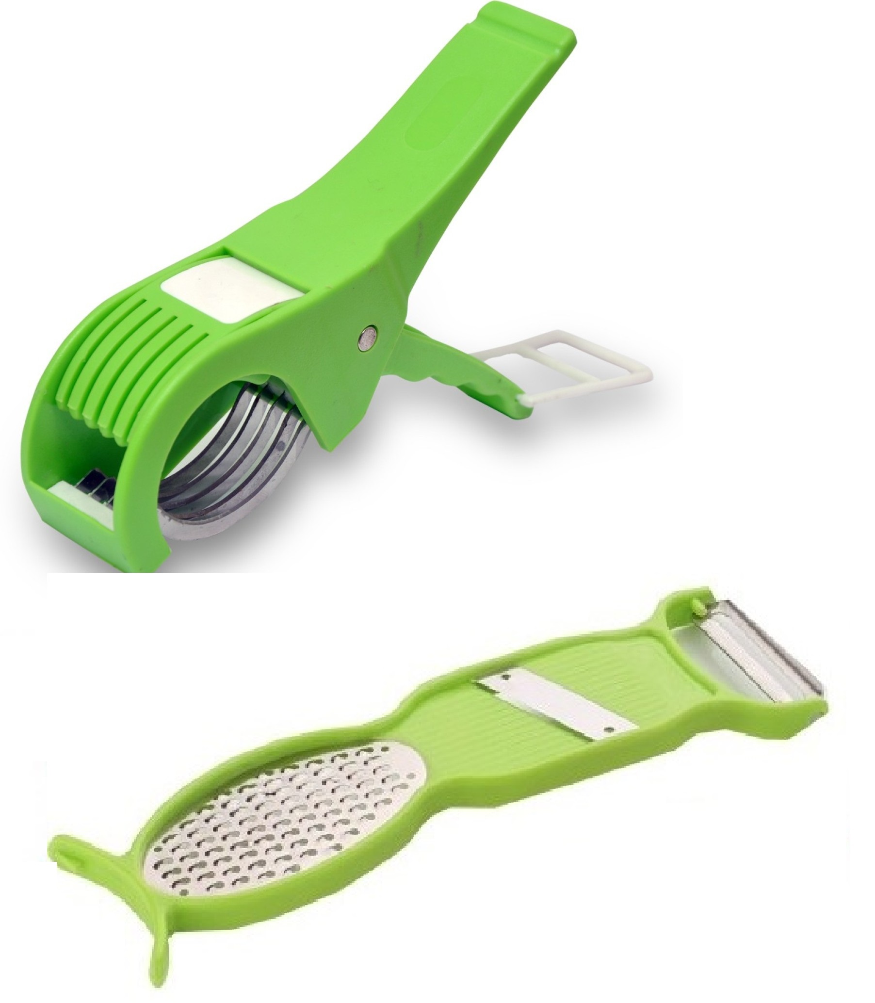 Buy Combo Vegetable Cutter + Peeler (4 in 1) Color Assorted Online ...