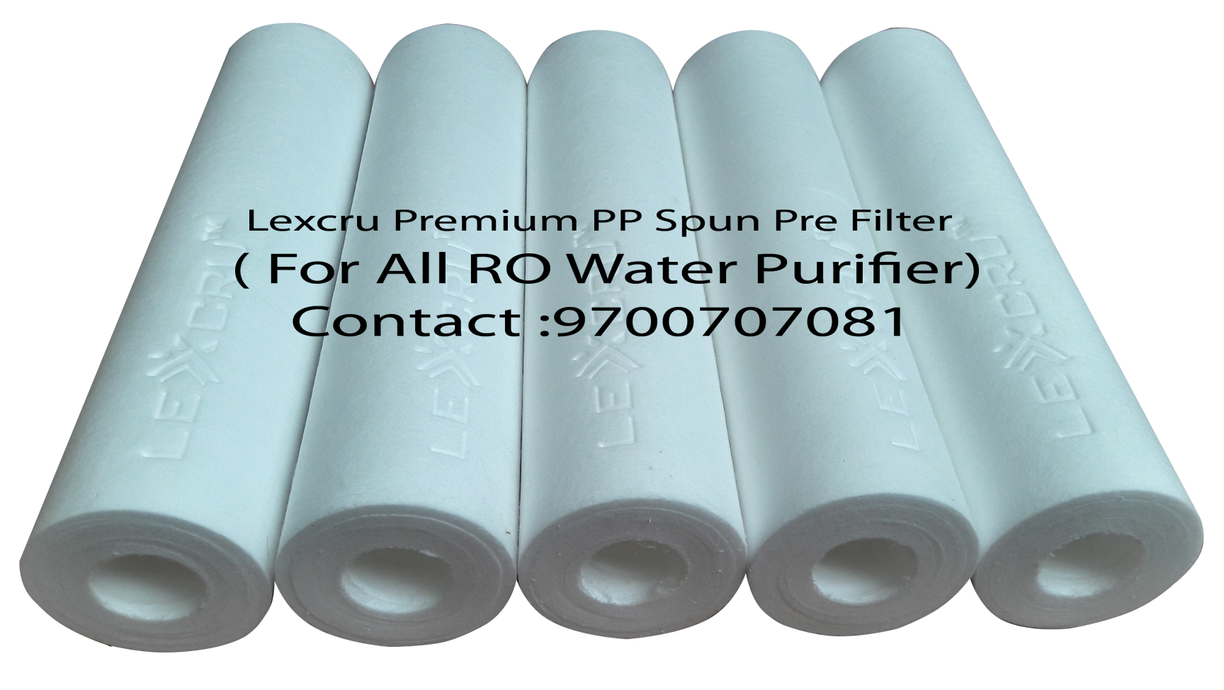 Lexcru Premium PP Spun Pre Filter 10 5pcs (RO Water Purifier)Spares