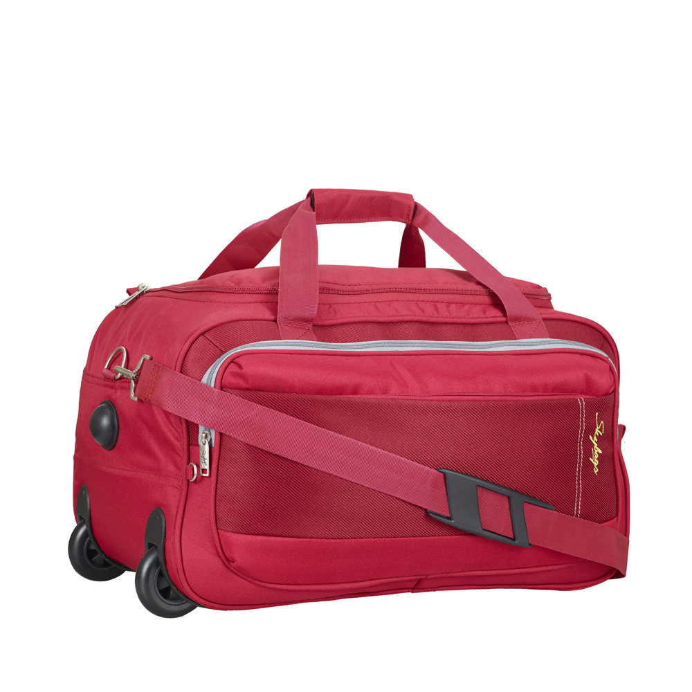 CARDIFF (E) DUFFLE TROLLY 52 RED