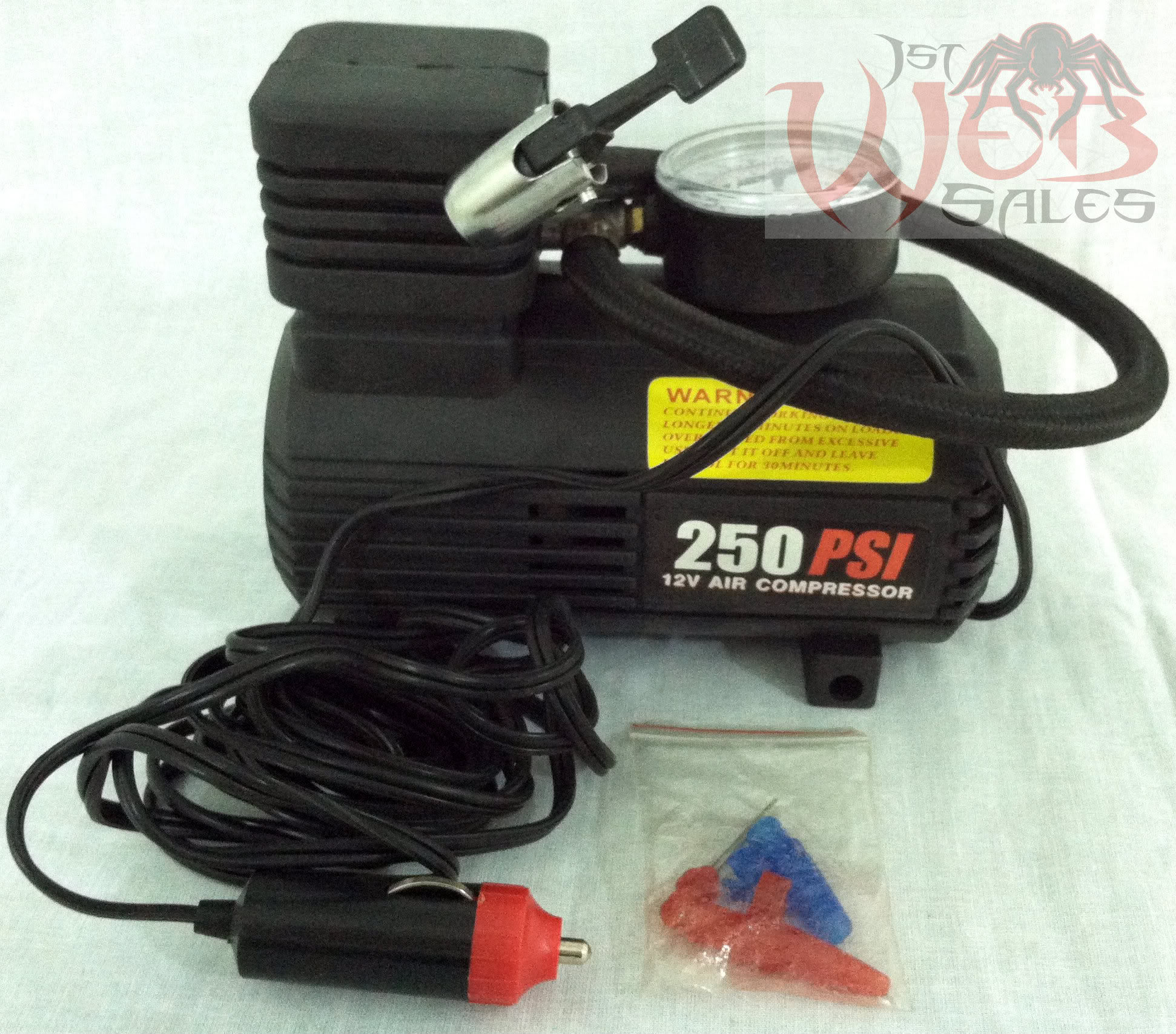 Buy 12V DC Heavy Duty Air Compressor Pump-Portable, To Inflate Car ...