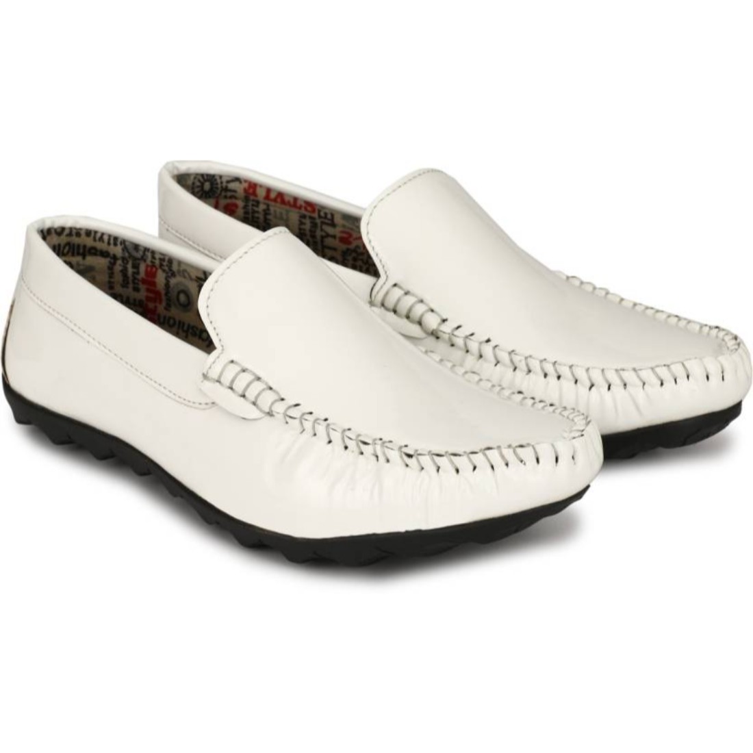 mens slip on leather loafers