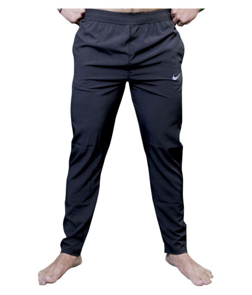 Buy Nike Black Polyester Lycra Track pants Online @ ₹1677 from ShopClues