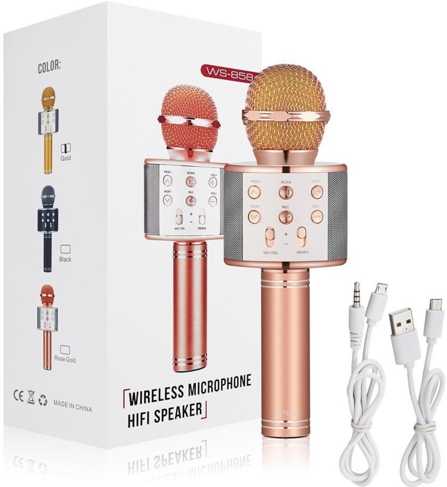 Buy ShutterBugs WS858 Wireless Handheld Bluetooth Mic with Bluetooth