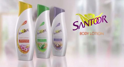 santoor shower gel