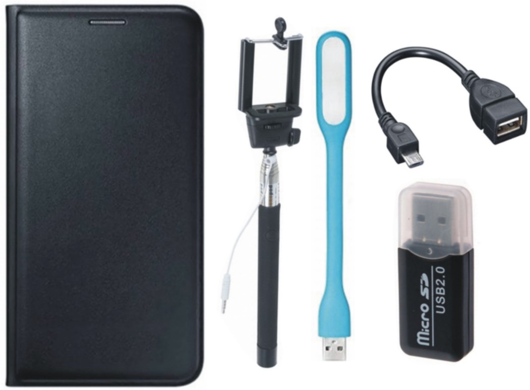 Buy Samsung J7 Prime ( SM G610F ) Cover with Memory Card Reader, Selfie