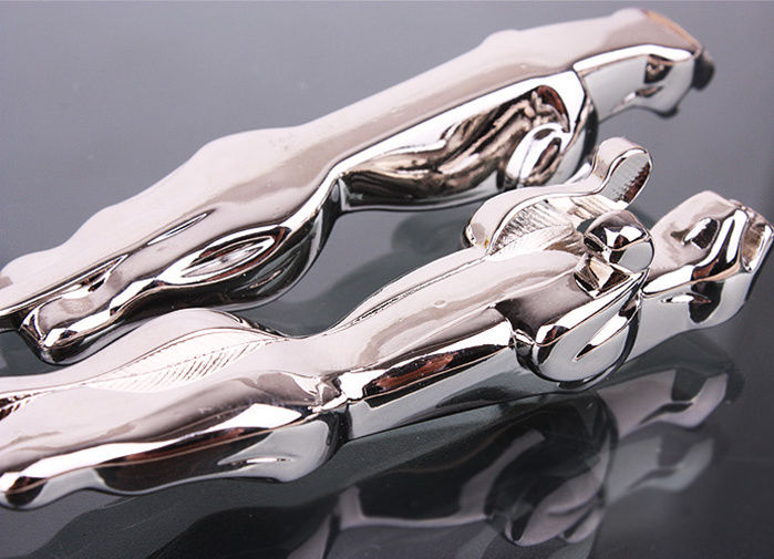 Buy Pack of 2 Jaguar Full Metallic Key Chain Car and Bike Key Ring