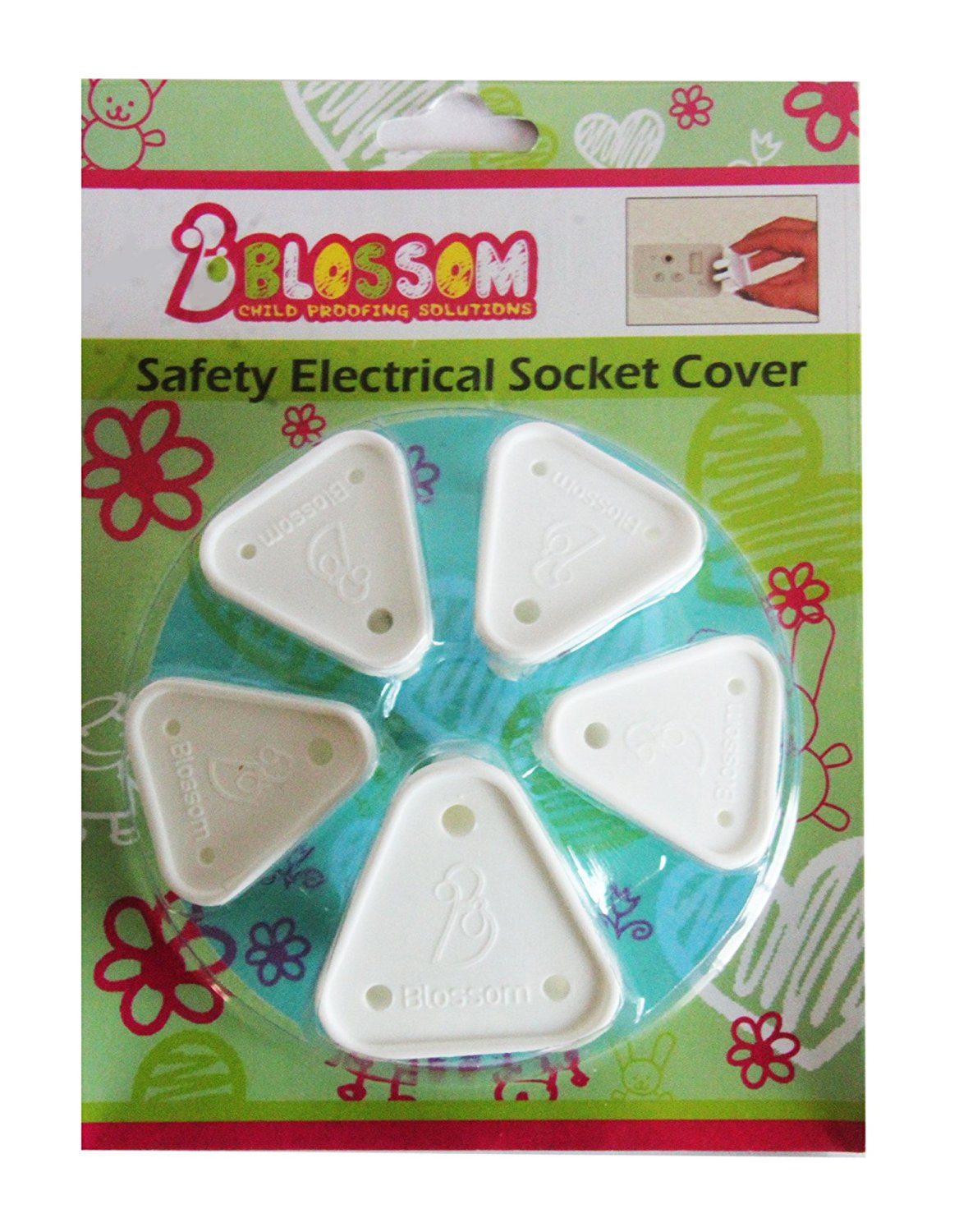 Buy Blossom Child Proofing Electrical Socket Covers (White) Online